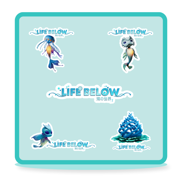 Life Below - Sticker Pack (Pre-order)